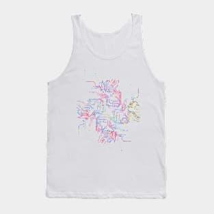 Circuit lines Tank Top